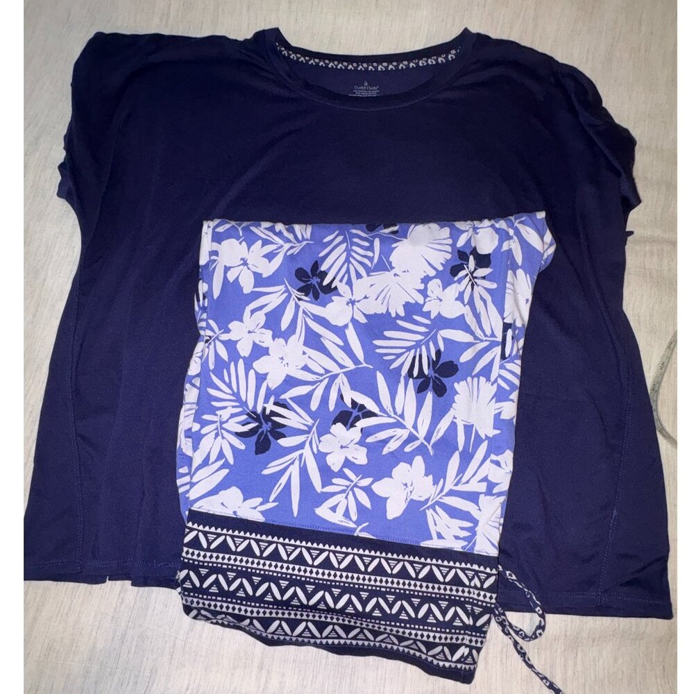 Cuddl Duds Short Sleeve Pajama Set - Size XXL